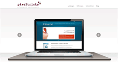 Desktop Screenshot of pixeltricks.de